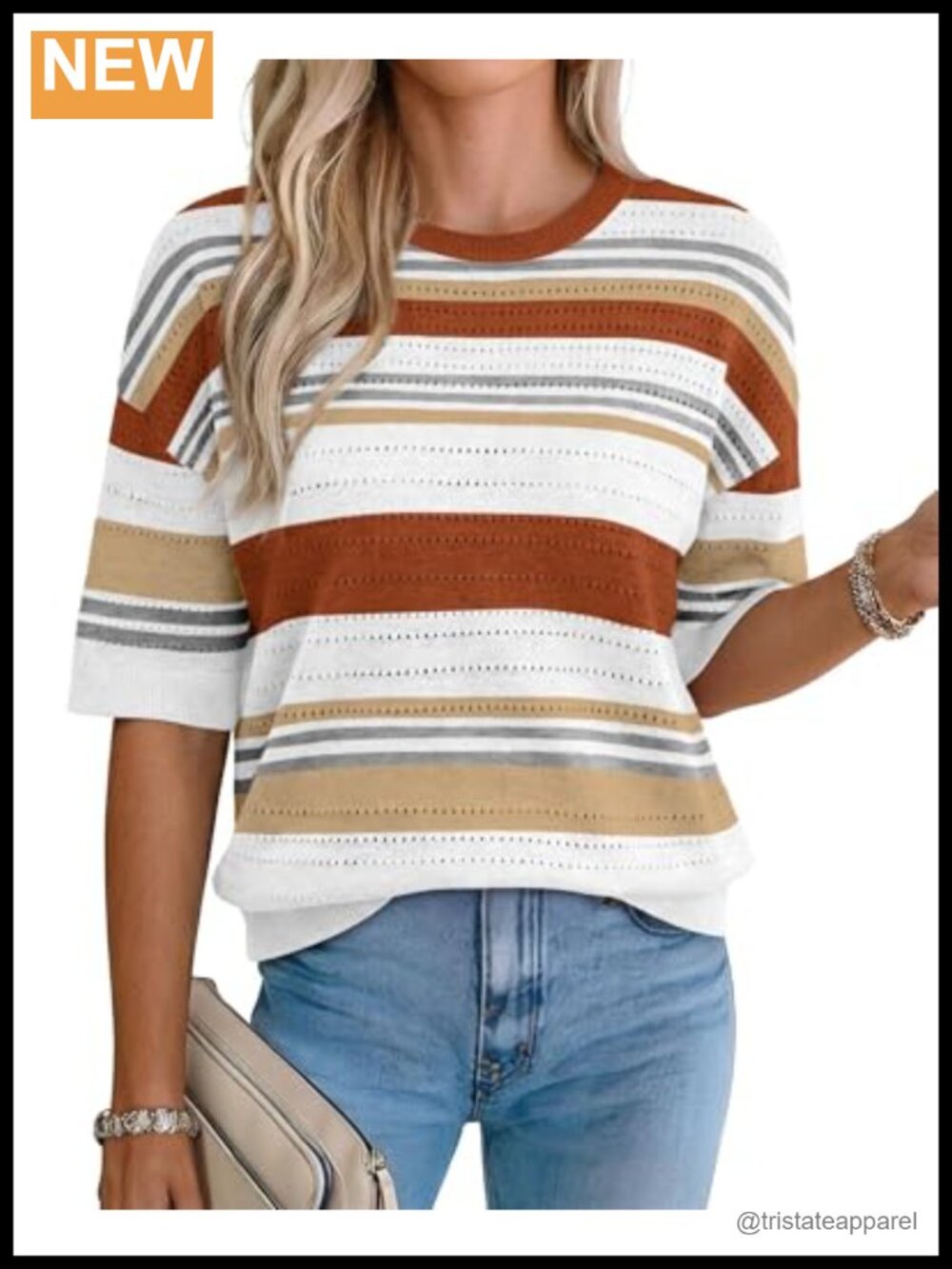 Womens Loose Fit Short Sleeve Knit Sweater Pullover Hollow Out Top